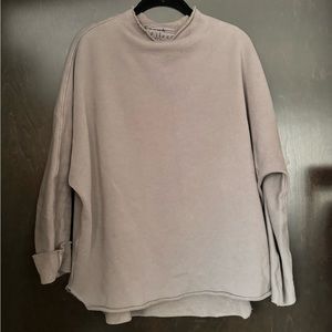 Frank & Eileen EFFIE Long-Sleeve Funnel Neck Capelet